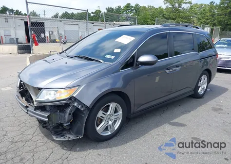 2014 Honda Odyssey Ex-L из США, поврежденный, VIN 5FNRL5H62EB057605